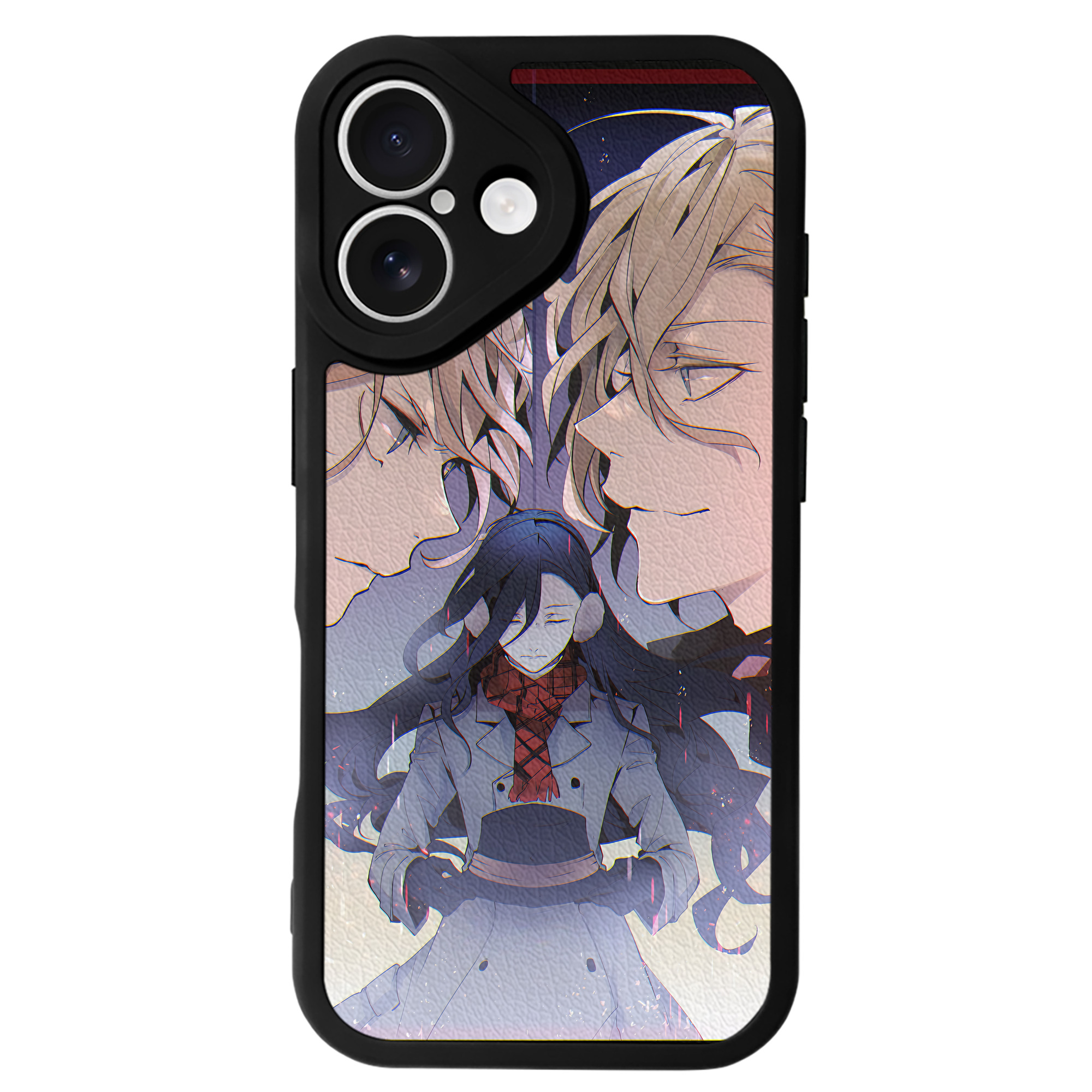 （画像用） 文豪ストレイドッグス Bungo Stray Dogs 【iPhone 16シリーズ対応】シリコンスマホケース（レザー調） 材質：シリコン